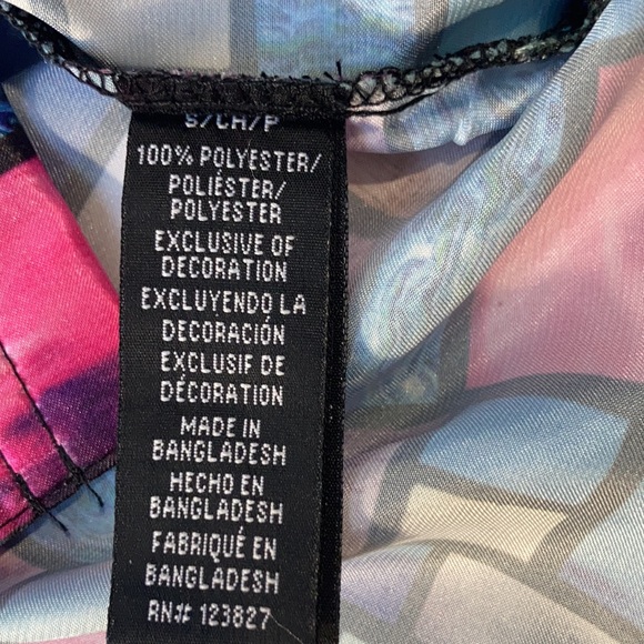 Men’s retro colorful print silky smooth touch size S - Picture 10 of 16